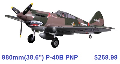 fms 980mm P-40B PNP